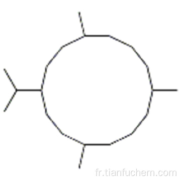 Cyclotétradécane, 1,7,11-triméthyl-4- (1-méthyléthyl) CAS 1786-12-5